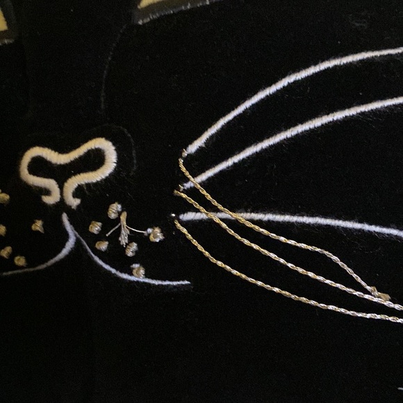 Pottery Barn Magic Cat Throw Pillow Retired & Rare 2015 Halloween Collection🐈⬛ - Picture 14 of 16